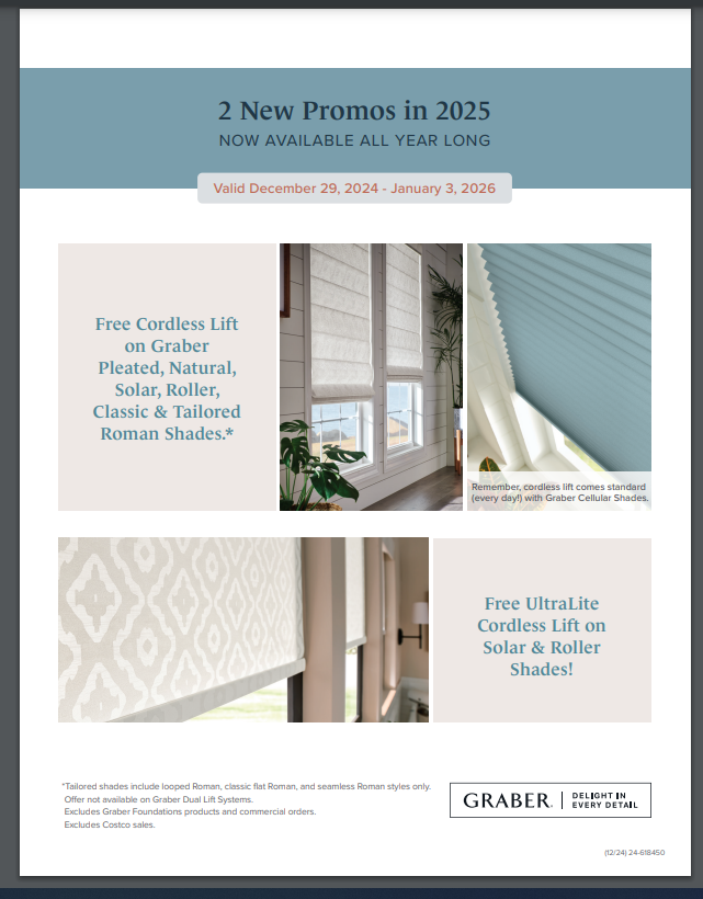 window coverings brochure
